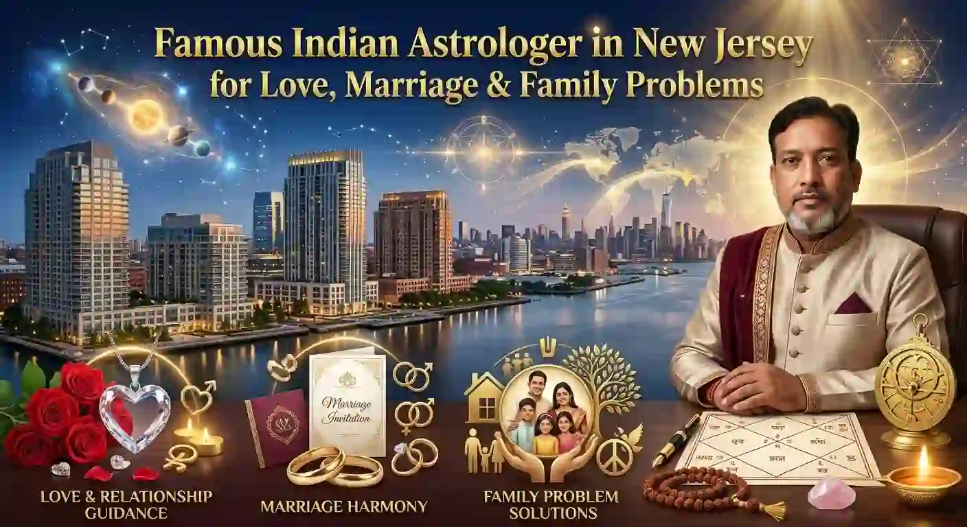 Famous Indian Astrologer in New Jersey for Love, Marriage & Family Problems