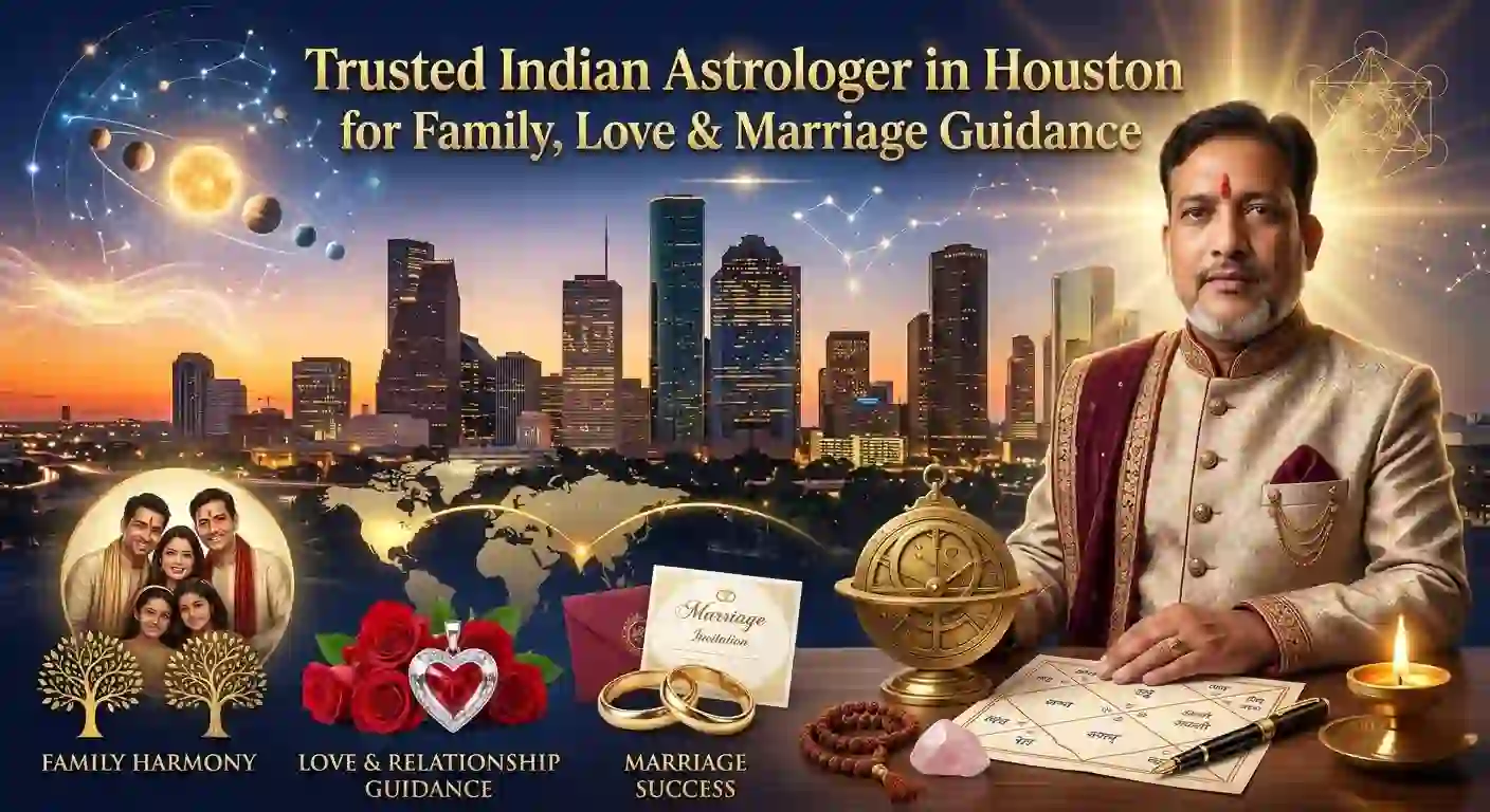 Trusted Indian Astrologer in Houston for Family, Love & Marriage Guidance