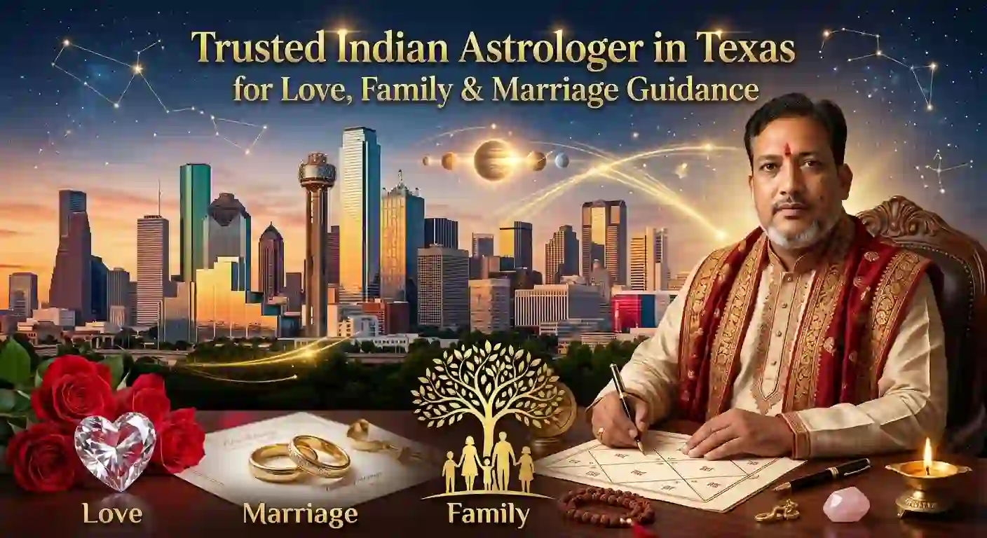 Trusted Indian Astrologer in Texas for Love, Family & Marriage Guidance