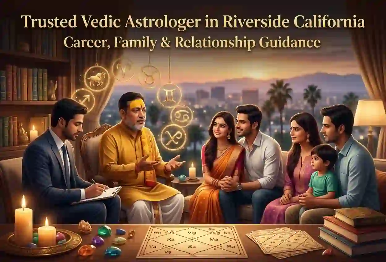 Trusted Vedic Astrologer in Riverside California for Career, Family & Relationship Guidance