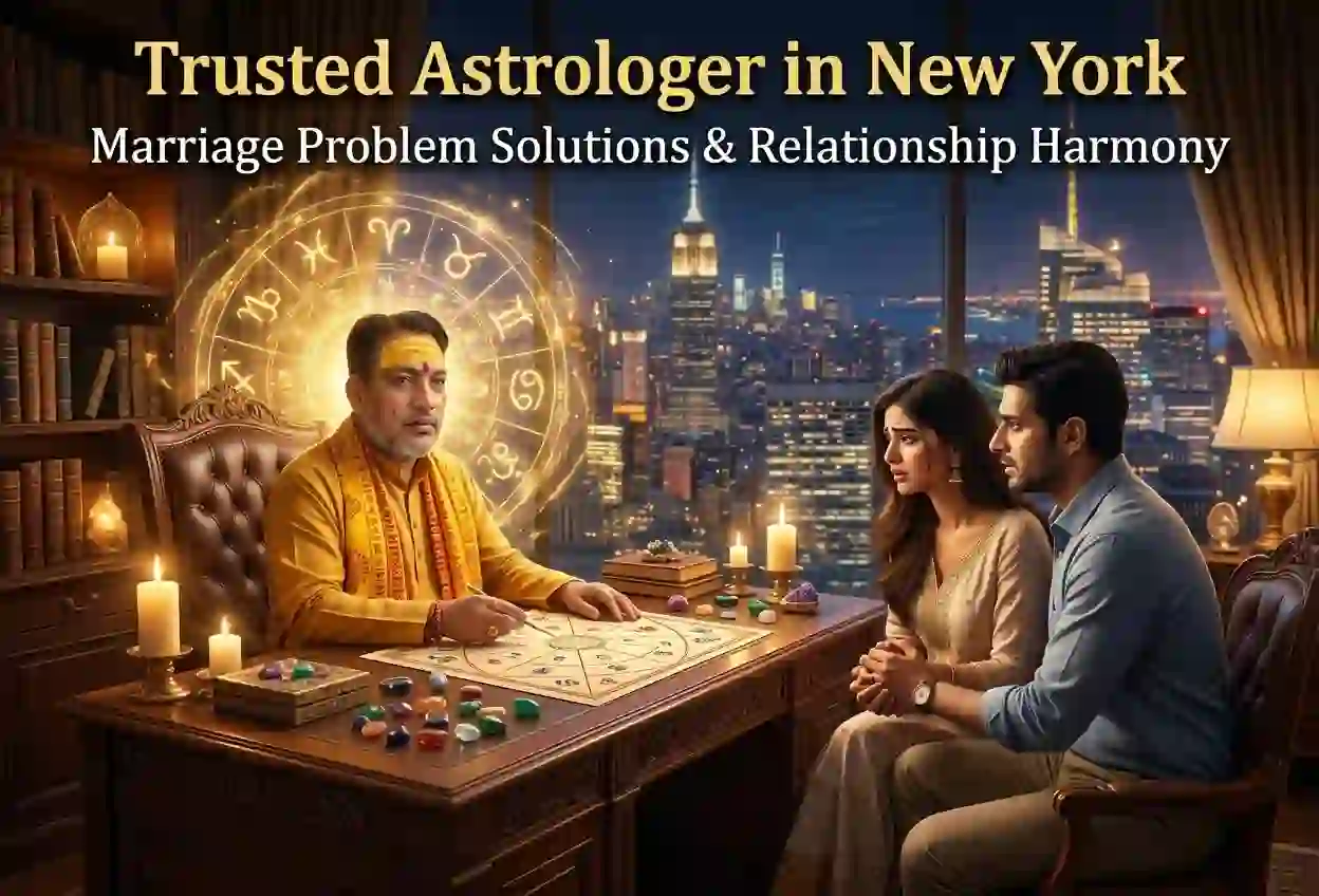 Trusted Astrologer in New York for Marriage Problem Solutions & Relationship Harmony