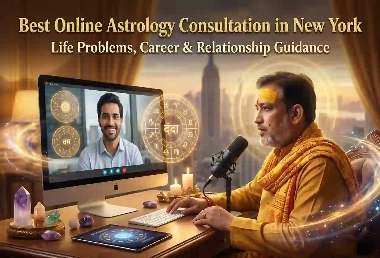 Best Online Astrology Consultation in New York for Life Problems, Career & Relationship Guidance