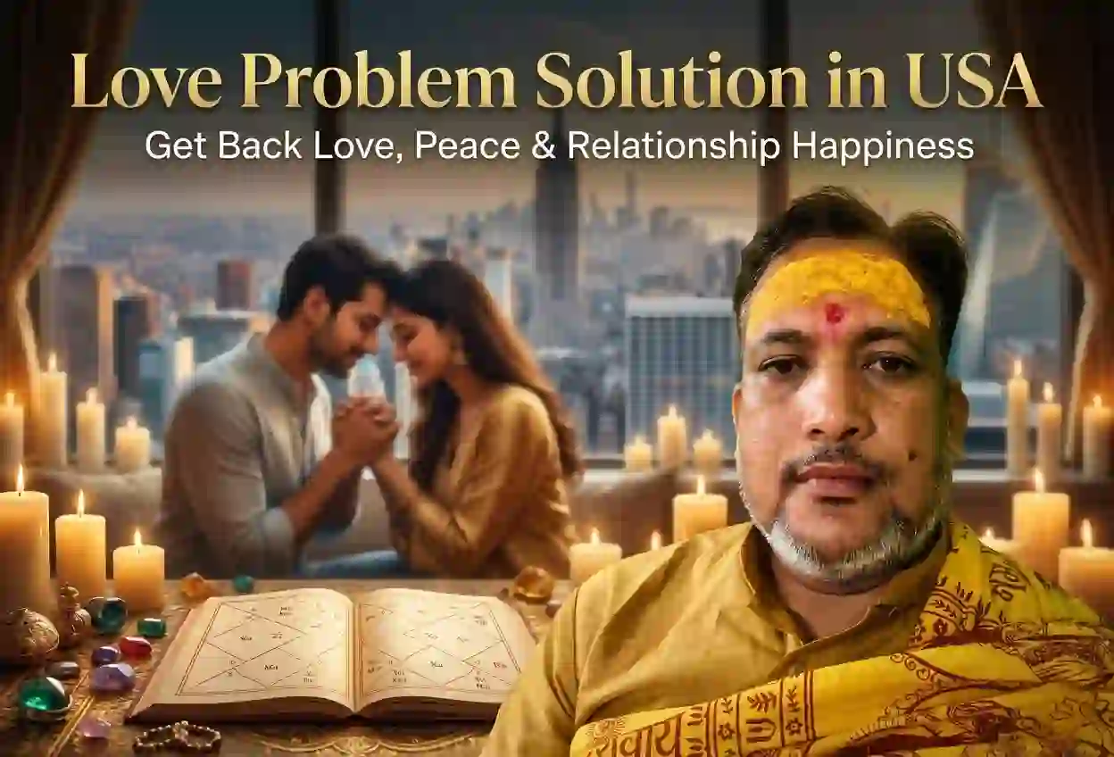 Love Problem Solution Specialist in USA – Trusted Indian Astrologer for Relationship Issues