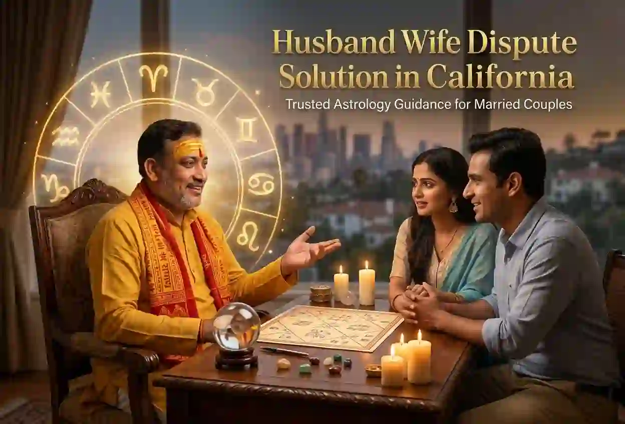Husband Wife Dispute Solution in California – Trusted Astrology Guidance for Married Couples