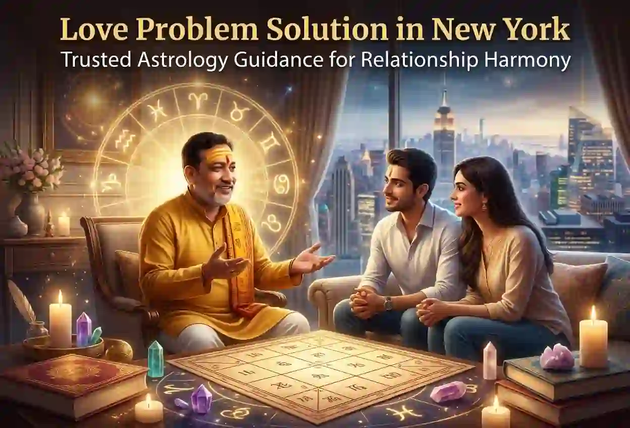 Love Problem Solution in New York – Trusted Astrology Guidance for Relationship Harmony