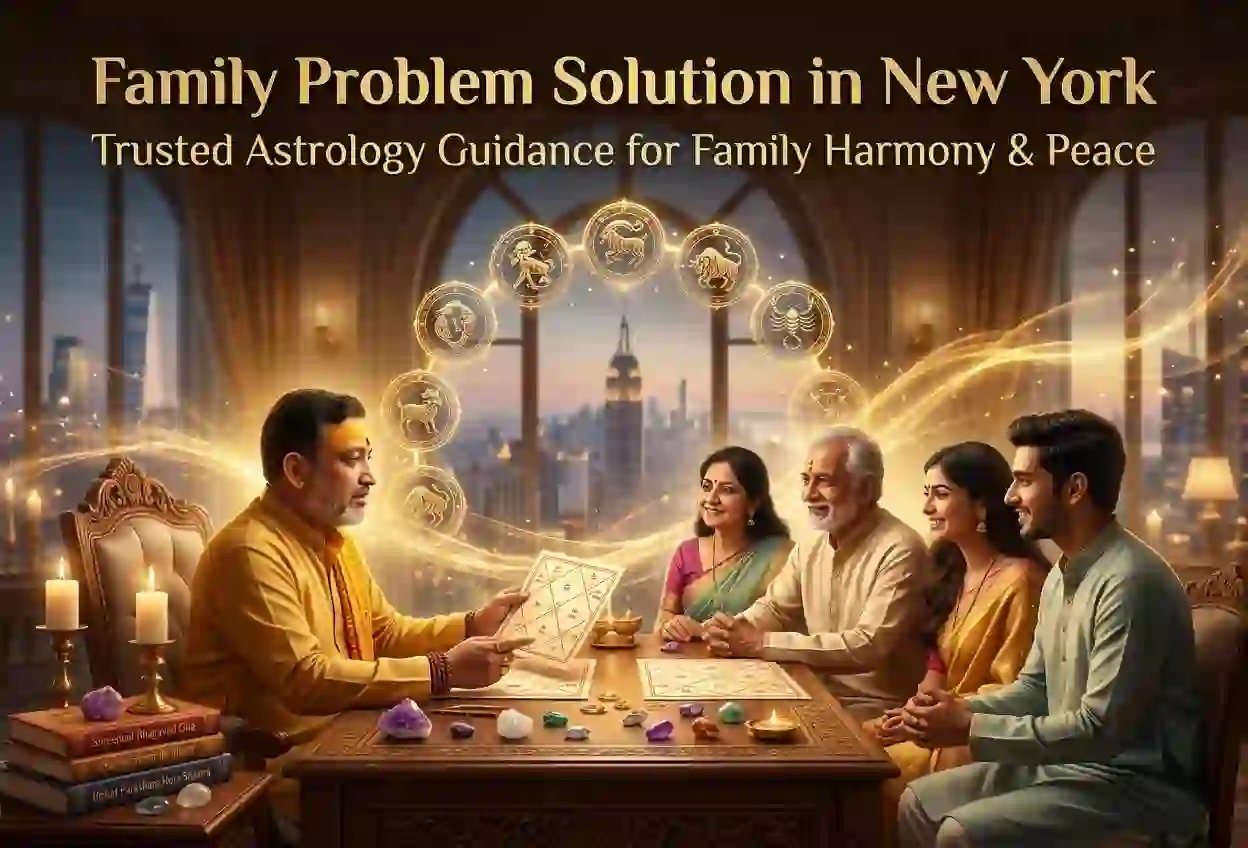 Family Problem Solution in New York – Trusted Astrology Guidance for Family Harmony & Peace