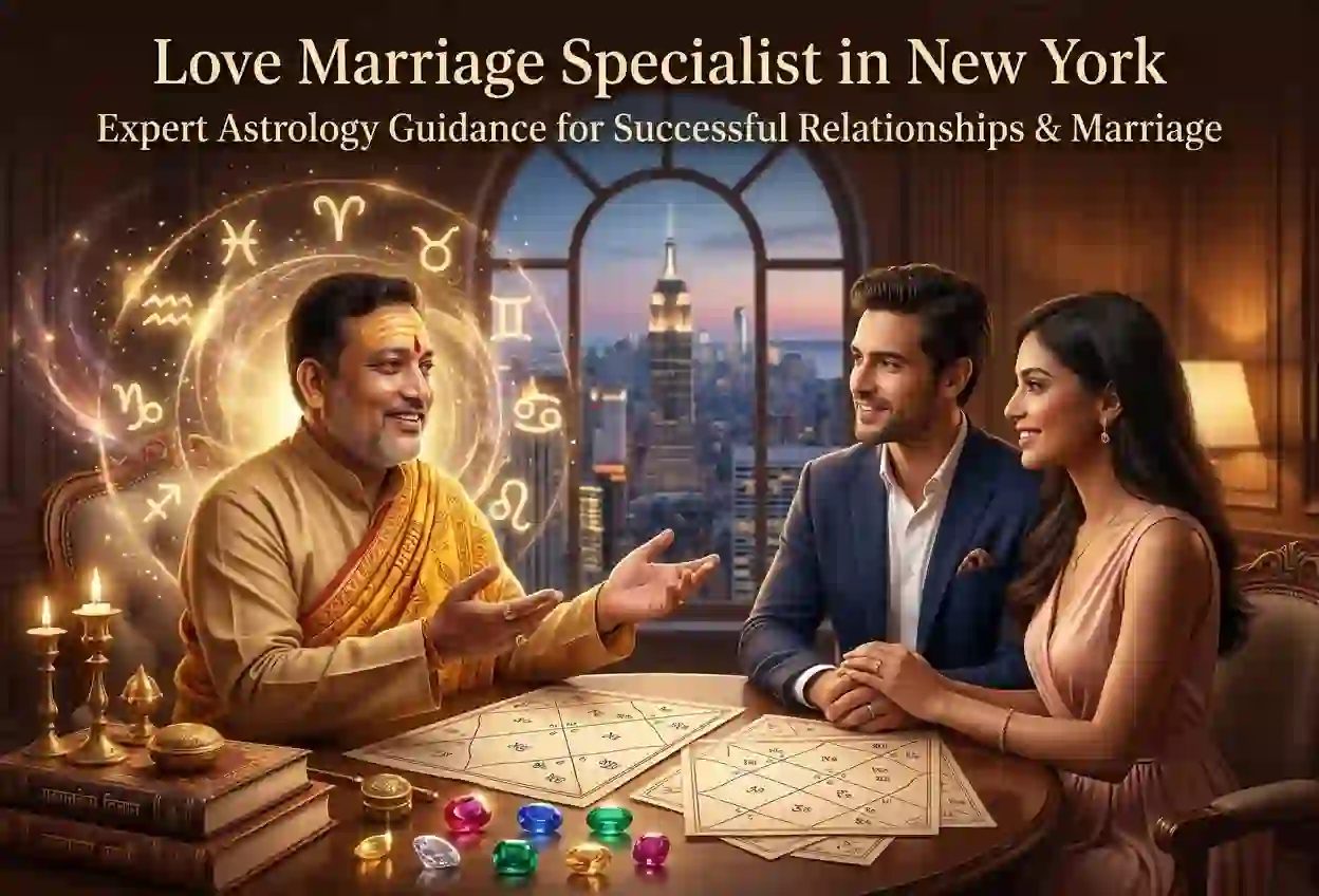 Love Marriage Specialist in New York – Expert Astrology Guidance for Successful Relationships & Marriage