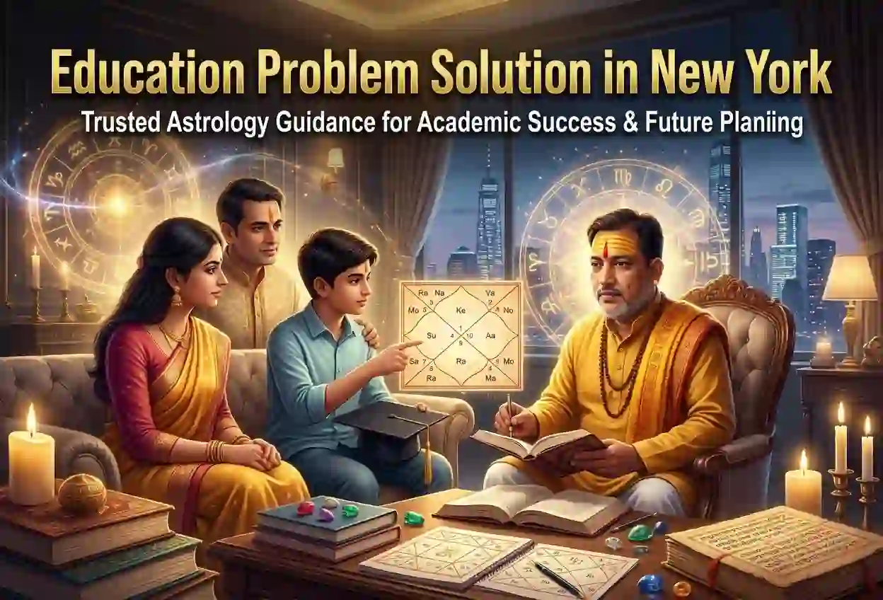 Education Problem Solution in New York – Trusted Astrology Guidance for Academic Success & Future Planning