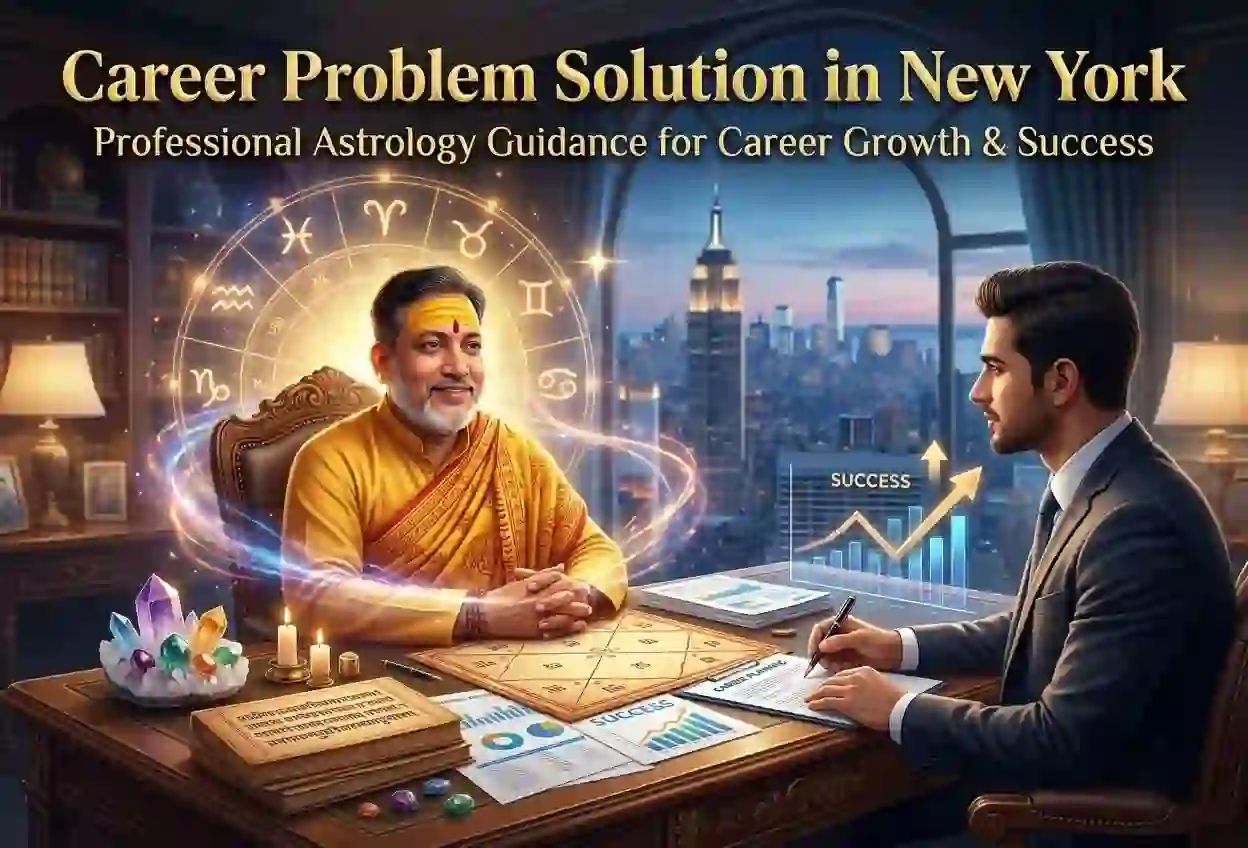 Career Problem Solution in New York – Professional Astrology Guidance for Career Growth & Success