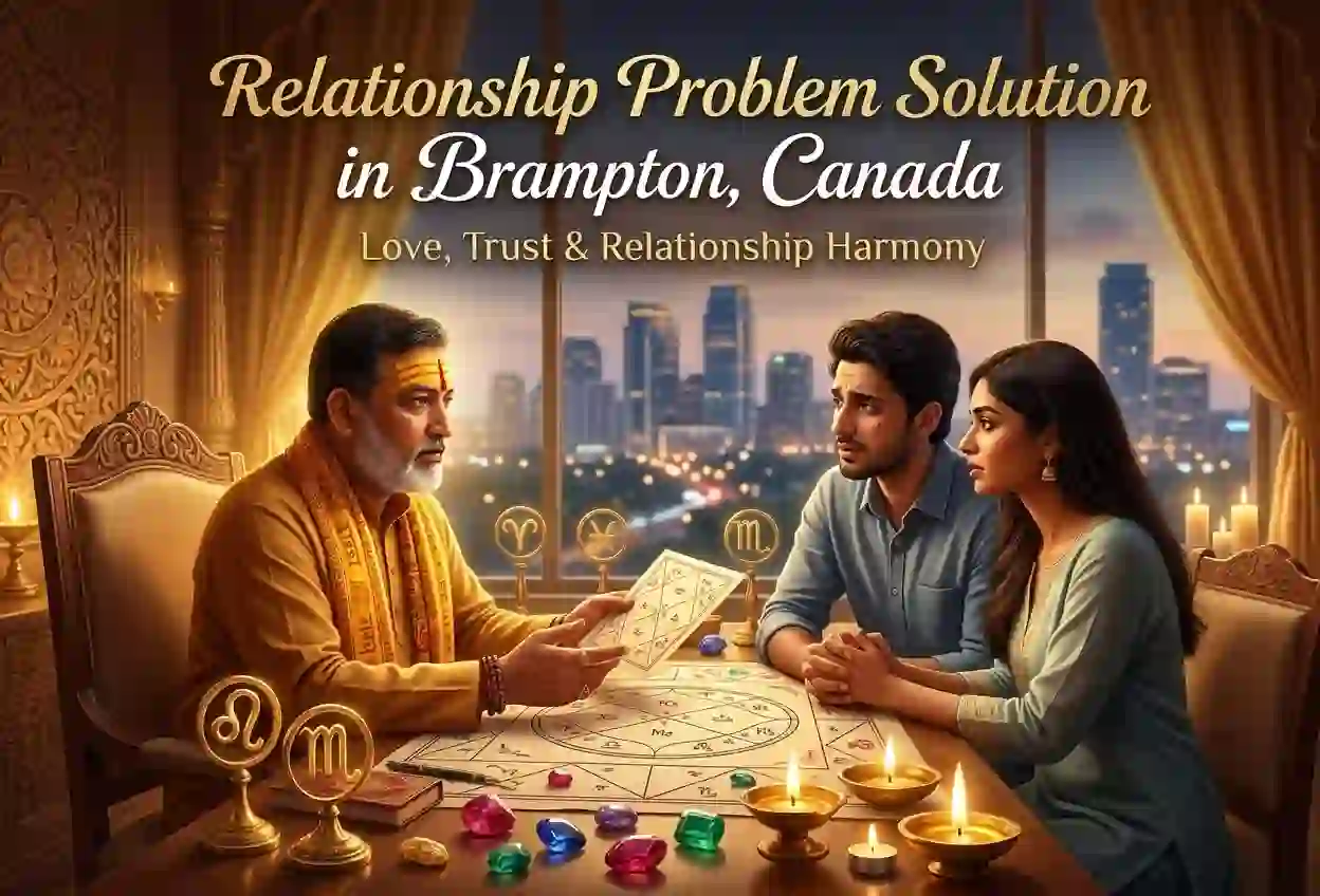Relationship Problem Solution in Brampton, Canada – Trusted Astrology Guidance for Love & Relationship Harmony