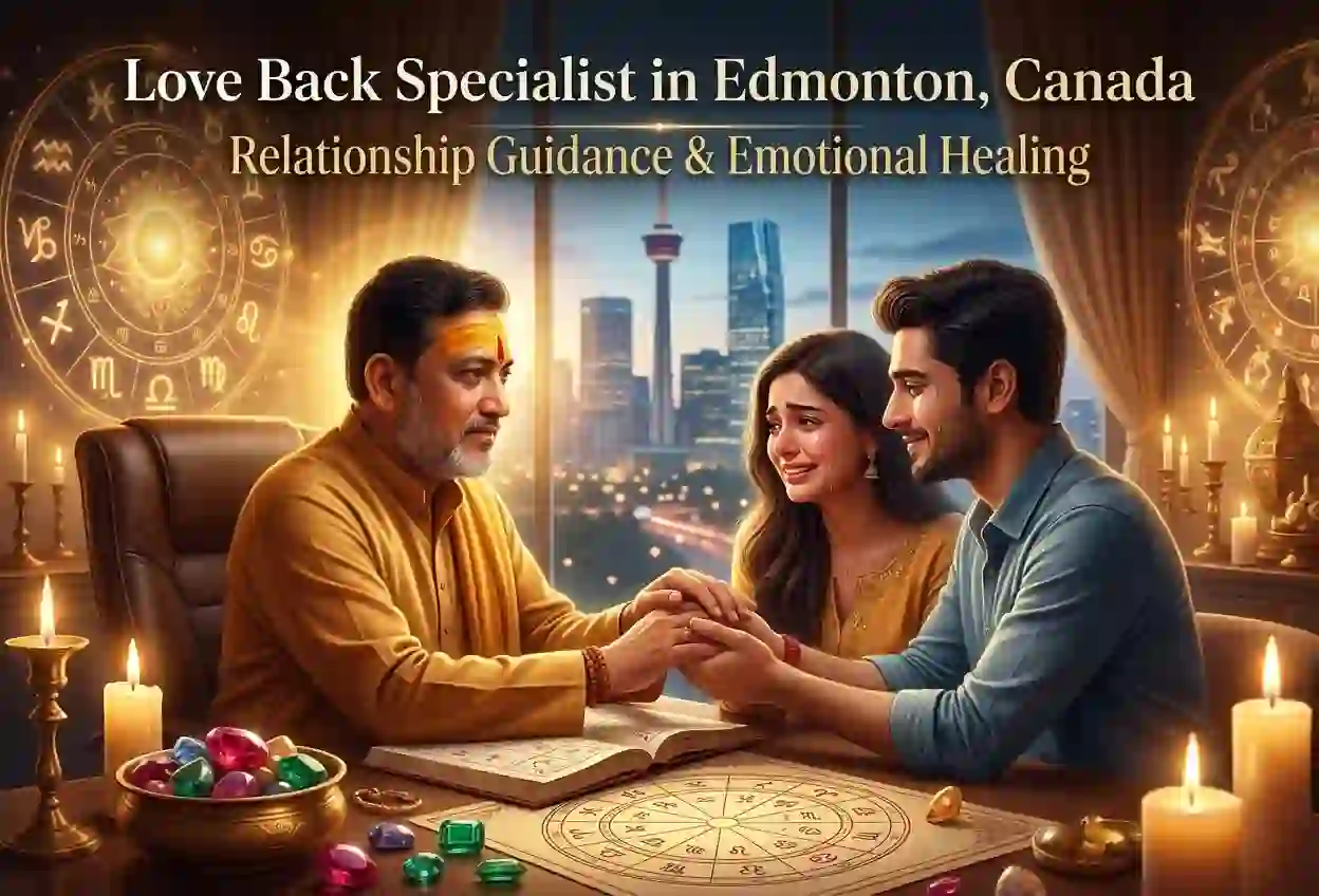 Love Back Specialist in Edmonton, Canada – Trusted Astrology Guidance for Relationship Reconciliation
