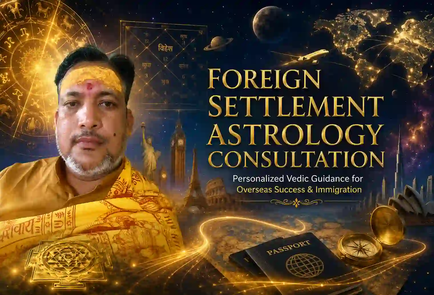 Foreign Settlement Astrology Consultation